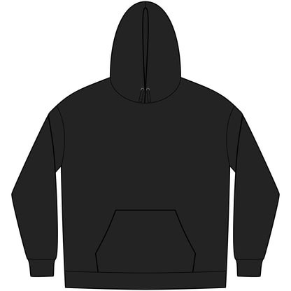 Fleece Hoodie Japan Wave Stylish Design