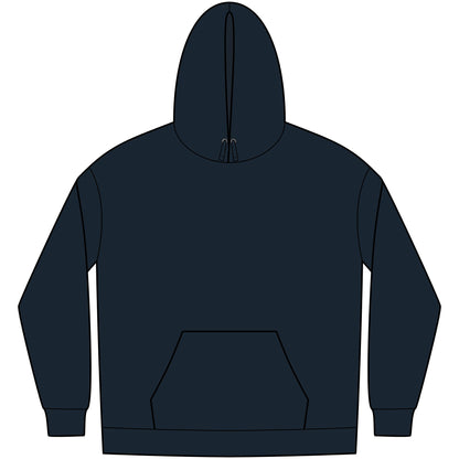 Fleece Hoodie Japan Wave Stylish Design