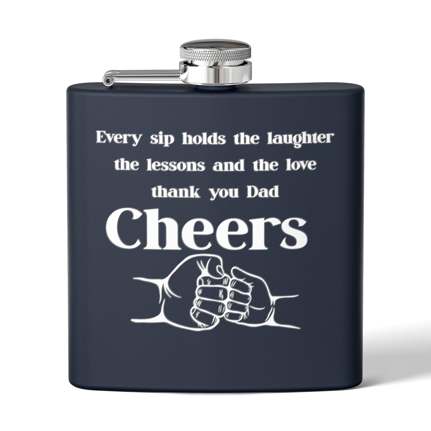 Stainless Steel Flask, 6oz