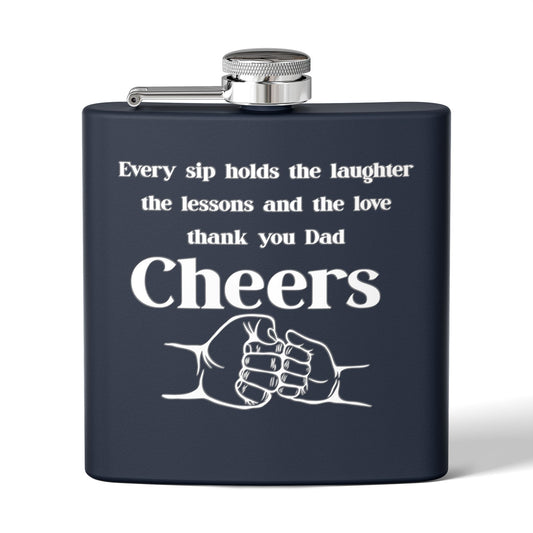 Stainless Steel Flask, 6oz