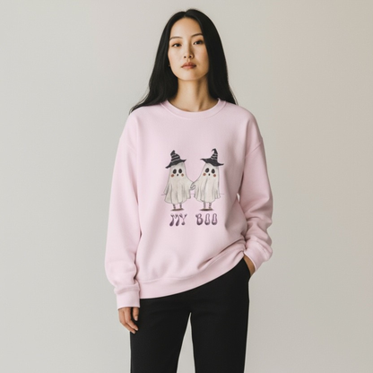 Ghost Boo Unisex Crewneck Sweatshirt