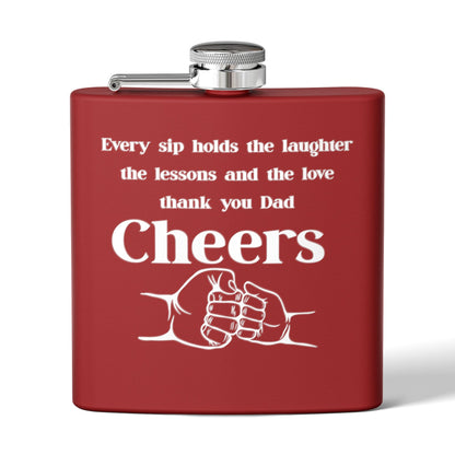 Stainless Steel Flask, 6oz